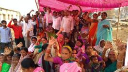 Farmers Protest on Rail Tracks