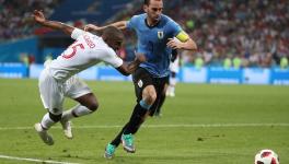 Diego Godin of Uruguay football team at FIFA World Cup.