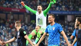 Croatia football team goalkeeper Danijel Subasic at FIFA World Cup.