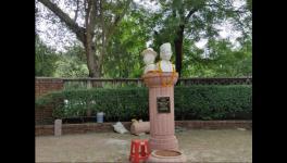 Savarkar Bust in Arts Faculty, Delhi University