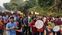 Hundreds of JNU Students