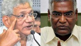 pic of Yechury and D Raja