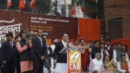 BJP National Working President JP Nadda addresses a rally in Kolkata in support of CAA- the amended citizenship act