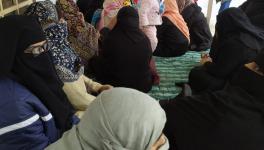 The city’s poorest women have launched a dharna at the Jama Masjid demanding release of the arrested men.