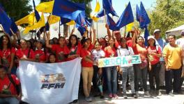 Women in Venezuela are the most impacted by the imperialist war and are in the front-lines of resistance. Photo: Frente Francisco de Miranda