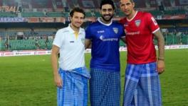 Chennaiyin FC co-owner Abhishek Bachchan 