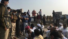 protesting farmers raj haryana border.