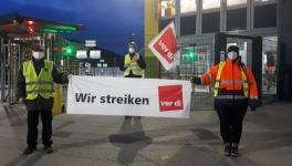 Picket at Amazon Bad Hersfeld. Photo : Ver.di