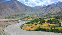 1300-km long Tajik-Afghan border runs through difficult and dangerous terrain and is a major drug crossing area (File photo)