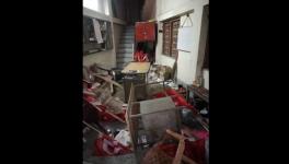 Ransacked CPI(M) party office at Jadavpore