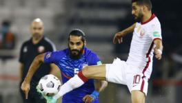 India vs qatar: Sandesh Jhingan and Hassan al Haydos