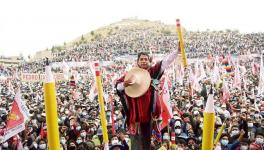 Pedro Castillo of the left-wing Free Pery party won the second round of presidential elections held in Peru on June 6. Photo: José Cristobal / La Republica