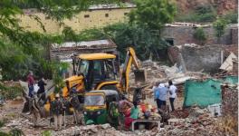 Faridabad Municipal Corporation Begins Demolition Work at Khori Village