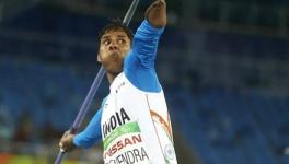 Paralympics gold medalist Devendra Jhajharia