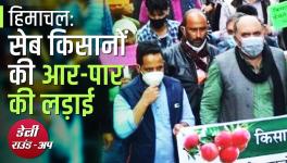 Protest by Himachal Apple Farmers