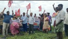 AWU protest in Dosapadu village