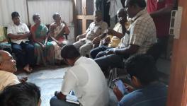 Photo: TNUEF leaders meet Kalidas’ family members.