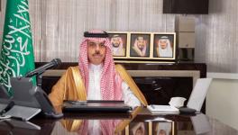 Saudi Arabia's Foreign Minister Prince Faisal bin Farhan bin Abdullah Al Saud