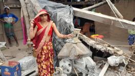 Sushma Anil More fled into the forest as the police arrived. When she returned her flour mill and general store were damaged in the demolition drive (Photos - Mohammad Asif Siddiqui).