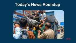 Police detain job aspirants, who had applied for various posts in the Fire and Emergency Services, during their protest march towards Raj Bhawan demanding that the Jammu and Kashmir administration make public the report of the inquiry committee formed to probe alleged irregularities in the recruitment process, in Srinagar, Saturday, June 10, 2023. 