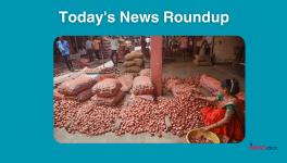 Navi Mumbai: APMC Onion-Potato Market, in Navi Mumbai, Monday, Aug 21, 2023. Union Government has imposed a 40% duty on the export of onions. (PTI Photo)(