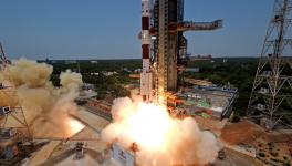 ISRO's launch vehicle PSLV-C57 rocket carrying India's first solar mission, 'Aditya-L1', lifts off from the Satish Dhawan Space Centre, in Sriharikota, Saturday, Sept. 2, 2023. (