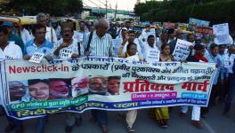 Bihar: Protest Against Arrests and Raids on NewsClick in Patna