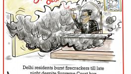 Cartoon Click: Delhi Air... SC Order Blown up with a Bang!