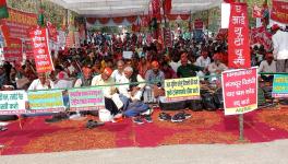 The three-day Mahapadav (mass sit-in) is being organised by Samyukta Kisan Morcha (SKM) and the Joint Committee of Trade Unions (JCTU). 