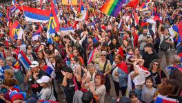 A rally for Yamandú Orsi, candidate for the Broad Front coalition (Photo: @Frente_Amplio via X)