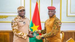 The President of Burkina Faso, Captain Ibrahim Traoré enrolled and received his AES biometric passport. Photo: Presidence du Faso/ FB