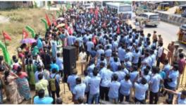 Workers of the Samsung India Electronics Limited, along with their family members held a protest in Kancheepuram on February 18, 2025, against the management’s ‘vindictive’ actions.