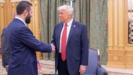 A meeting between Syrian President Ahmad al-Shara, US President Donald Trump, and Saudi Crown Prince Mohammed bin Salman in Riyadh on May 14. Photo: Al-Sharaa/X