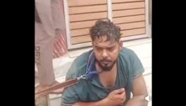 A Muslim youth was beaten mercilessly and tied to a pillar with a dog leash around his neck by Hindutva groups for being with a Hindu girl in Khankhal area of Haridwar.         