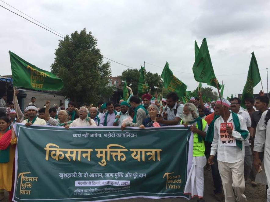 Farmers protest