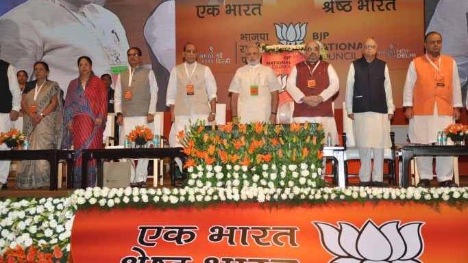 PM Modi addresses BJP national council meet