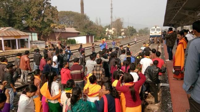 Protest in Dima Hasao