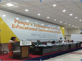 people’s tribunal on the Attack on Educational Institutions 