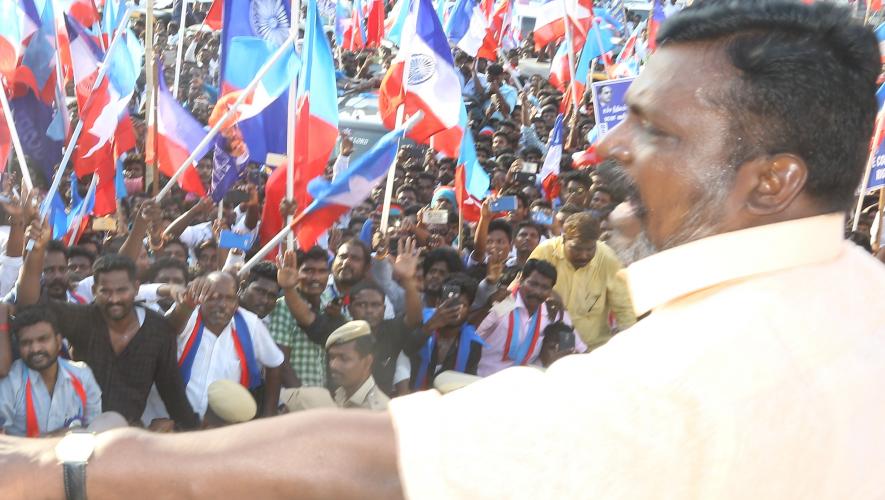 Massive Protest in Chennai 