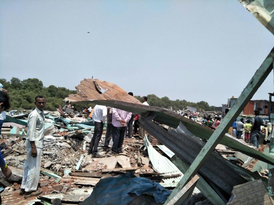 Demolition of Cheeta Camp