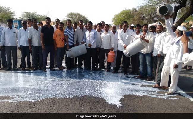 Dairy farmers strike