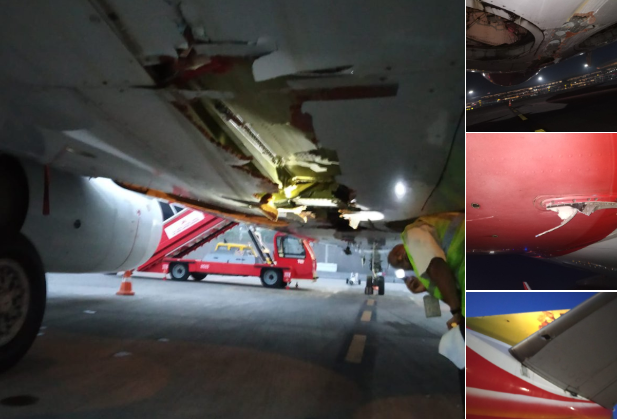 Air India Damaged Flight