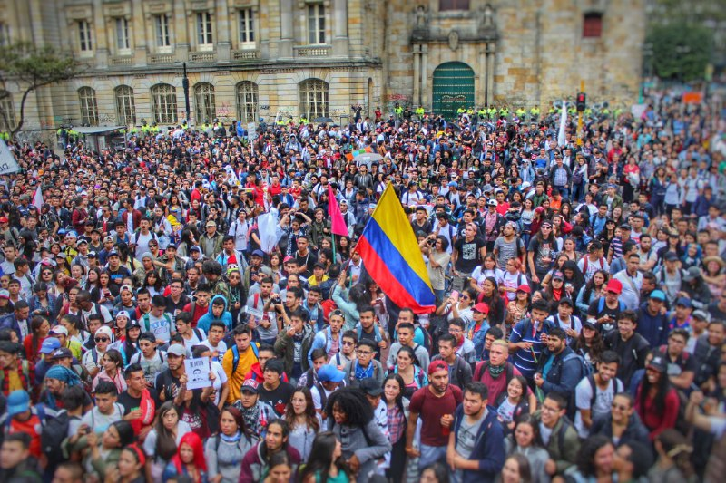 Colombia Students' Protest