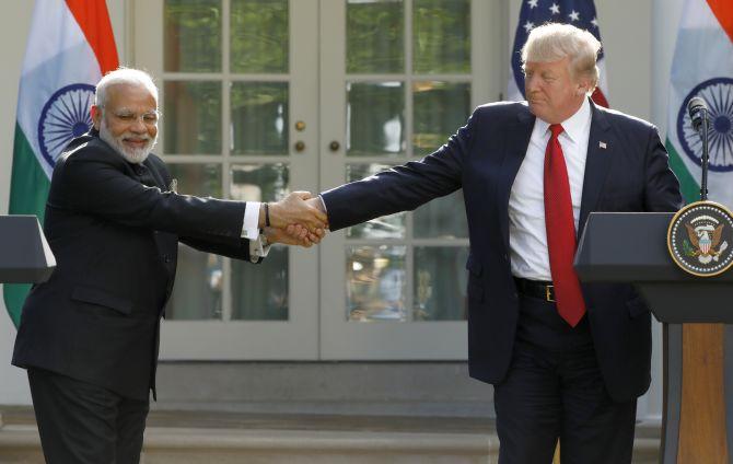 trump and modi