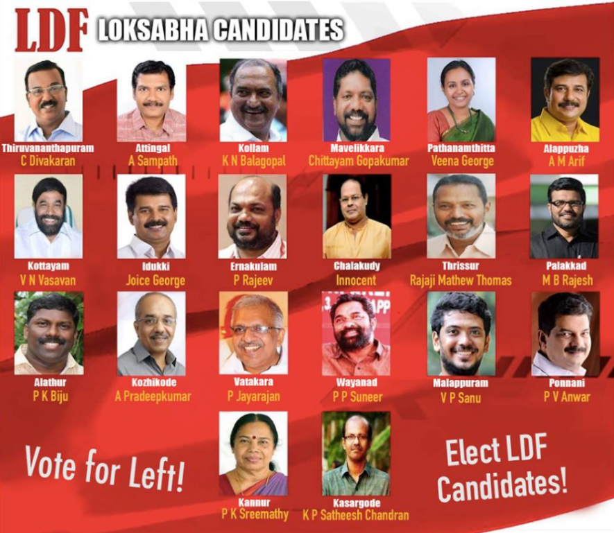 Elections 2019: CPI(M) Announces 16 Candidates in Kerala