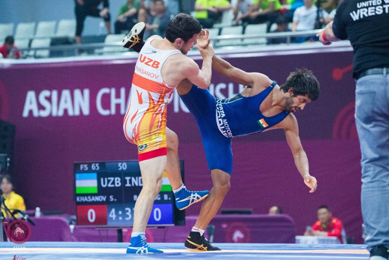 Indian wrestler Bajrang Punia