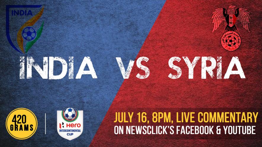 India vs Syria Football Match Intercontinental Cup Live Football Score: IND Look for Face-Saving Win vs SYR