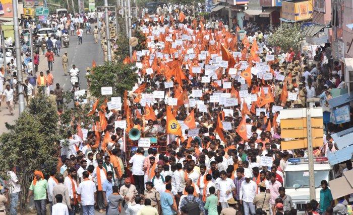 Protest Against Installation of Jesus