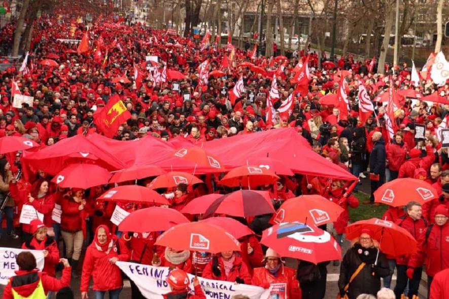 Protests in Belgium