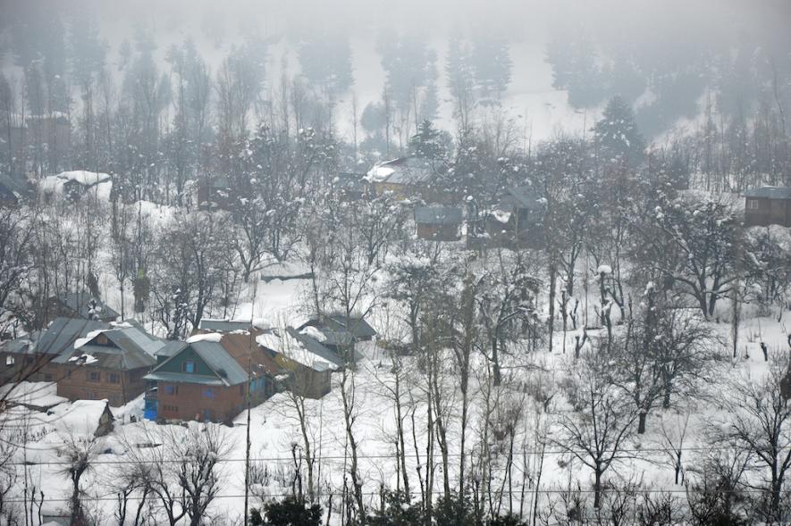 Snowfall in Kashmir